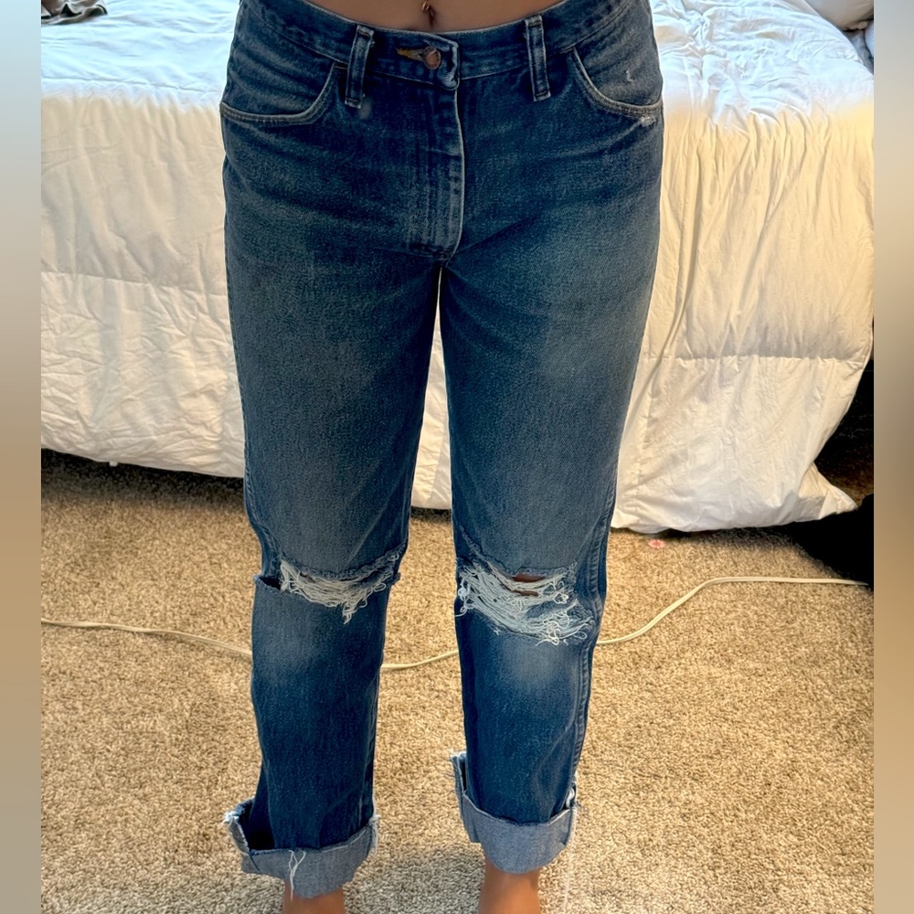Mid Rise Cuffed Rustler Jeans 28” - Picture 2 of 3